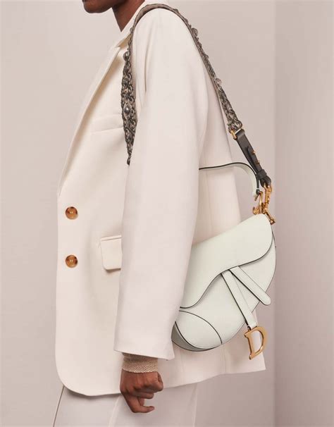 white dior saddle bag with strap|dior saddle bag original.